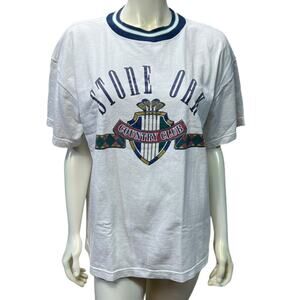 Vintage 80s Stone Oak Country Club T-Shirt Gear For Sports USA Made Golf L